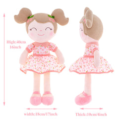Gloveleya cherry girl pink doll with soft detailing, ideal for gentle touch.