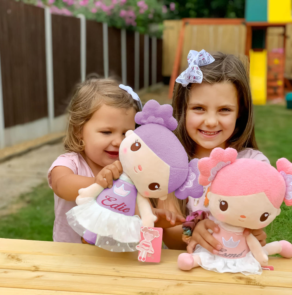 Gloveleya plush doll featuring soft fabric and safe embroidery for hugs