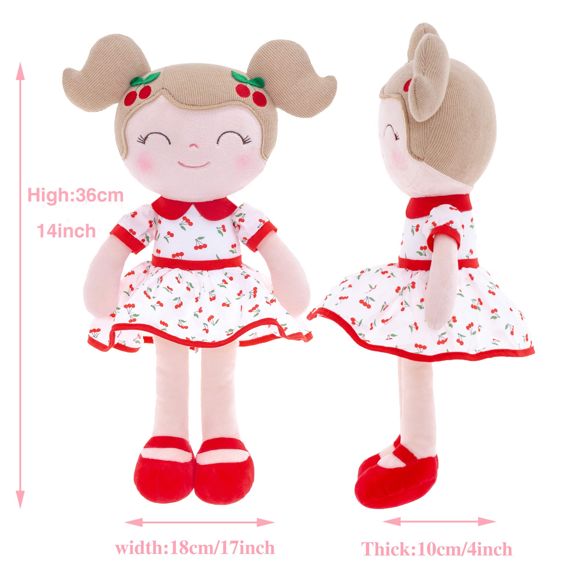 Gloveleya soft plush doll with gift box, ideal decor and comforting companion