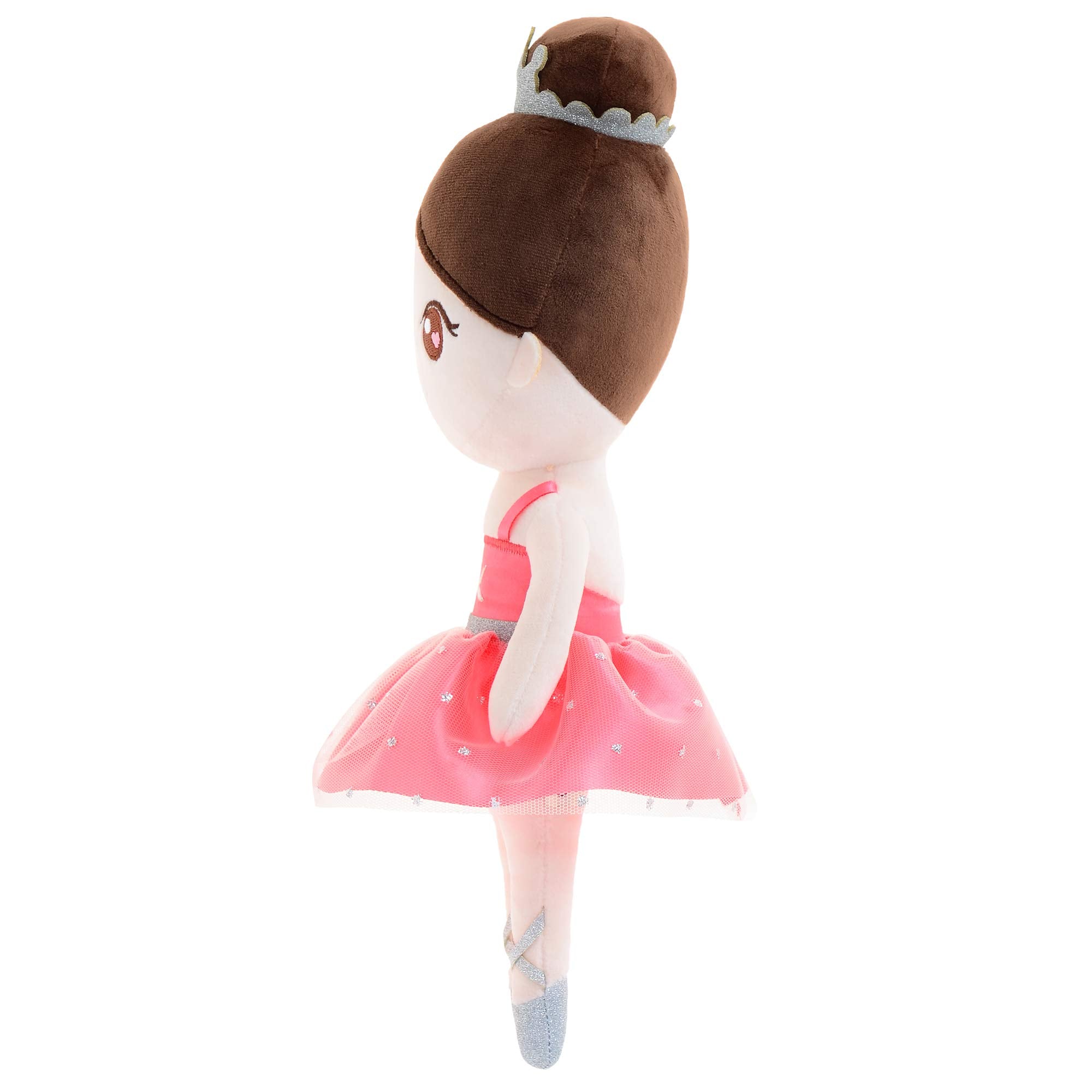 Gloveleya soft plush toy with ballet dress invites cuddles and imaginative play