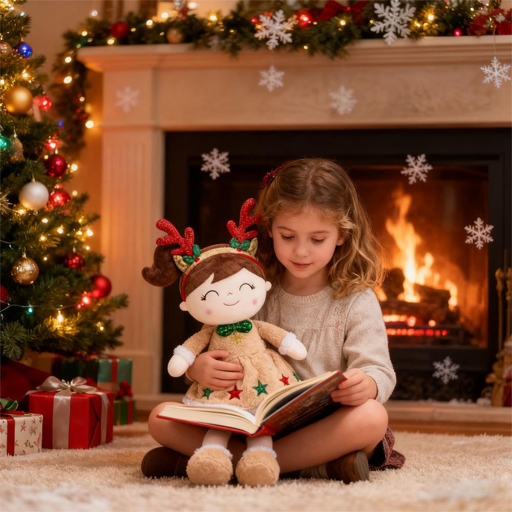 Travel-friendly Gloveleya plush doll for trips and visits