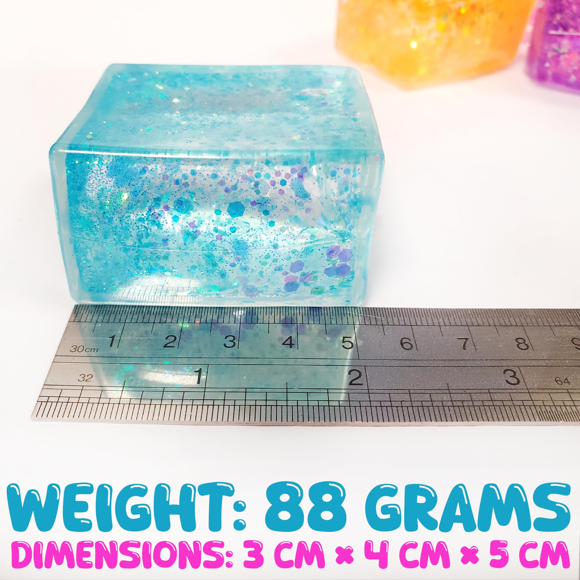 Glow Fever glitter ice cubes blue enhance focus during study