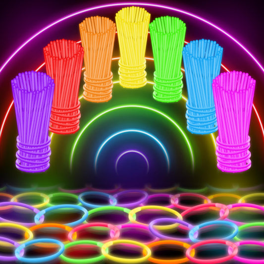 Glow Mind 100 Ultra Bright glow sticks bulk pack lighting up outdoor celebrations
