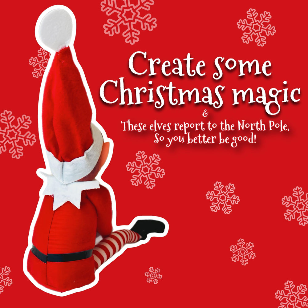 GLOW Wholesale Christmas desk decor elf plush ready to brighten spaces.