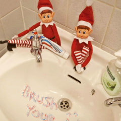 GLOW Elfie Elvie naughty Christmas elf duo for storytelling adventures