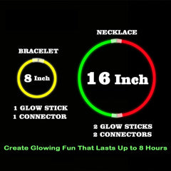 GLOW YGB bracelet connectors for wearable glow decor