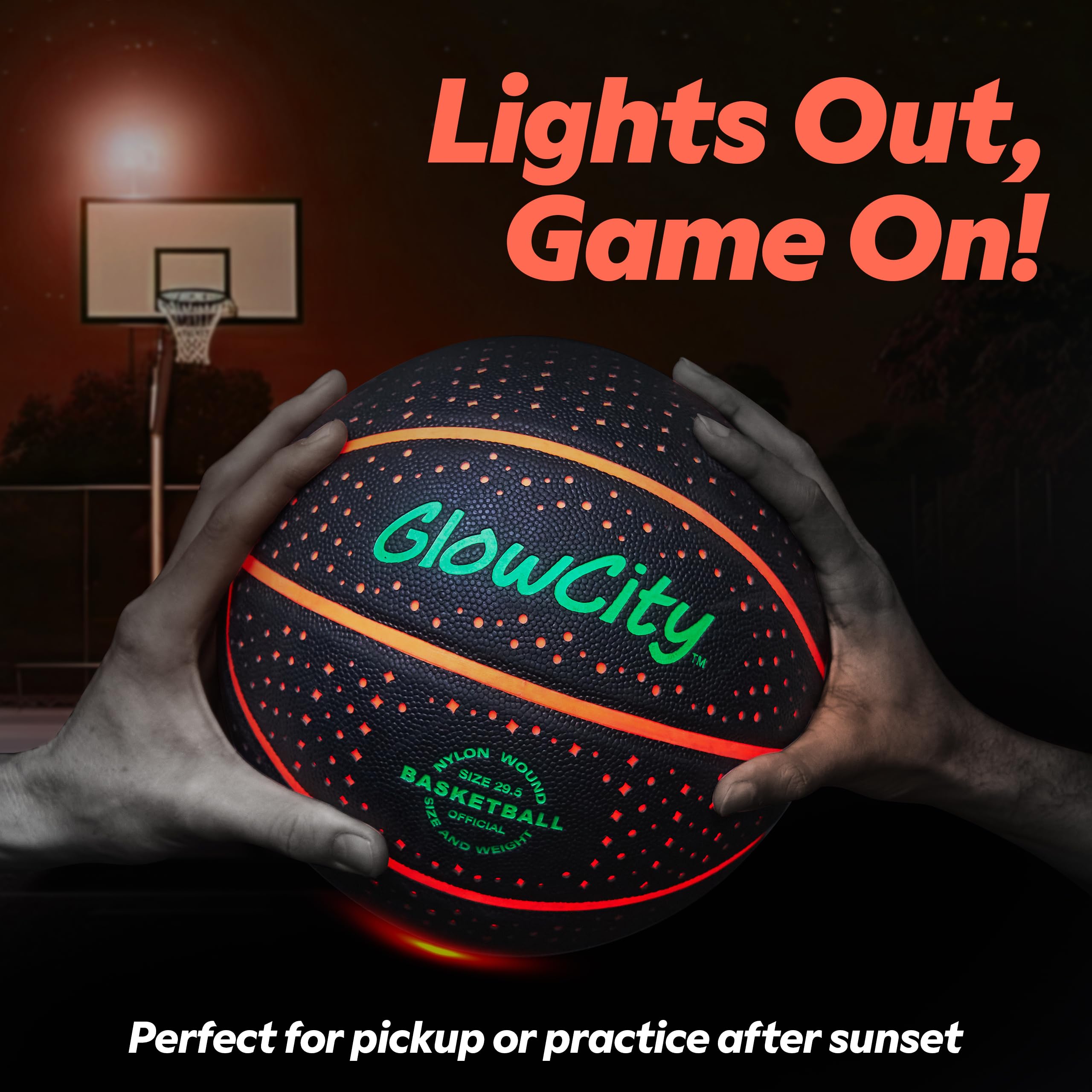 GlowCity family-friendly gift idea with a striking red glow.
