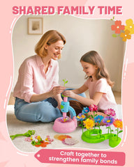 Glowsprout bouquet assembly scene inspiring open-ended arts and crafts