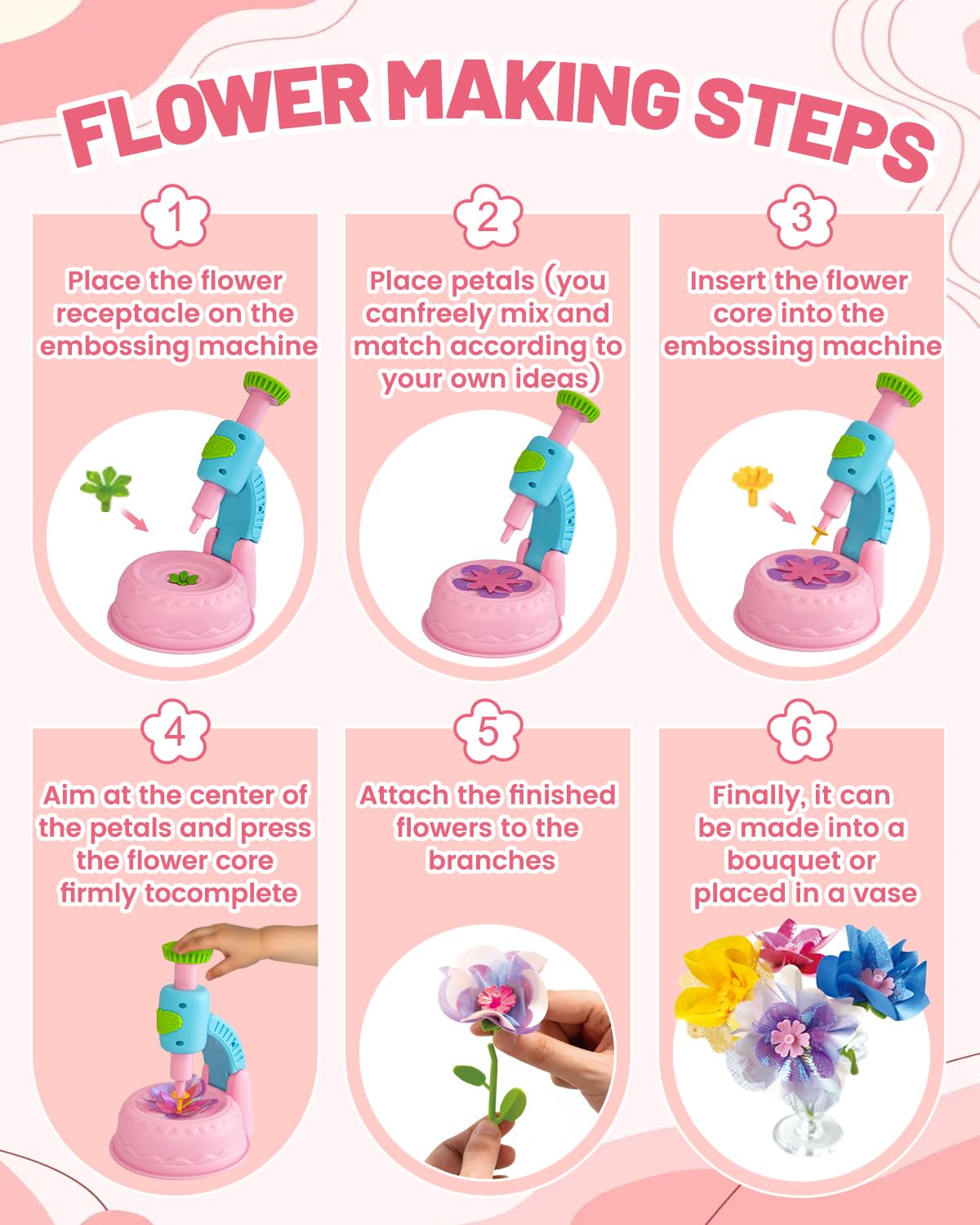Glowsprout cardboard basket display for charming DIY bouquets