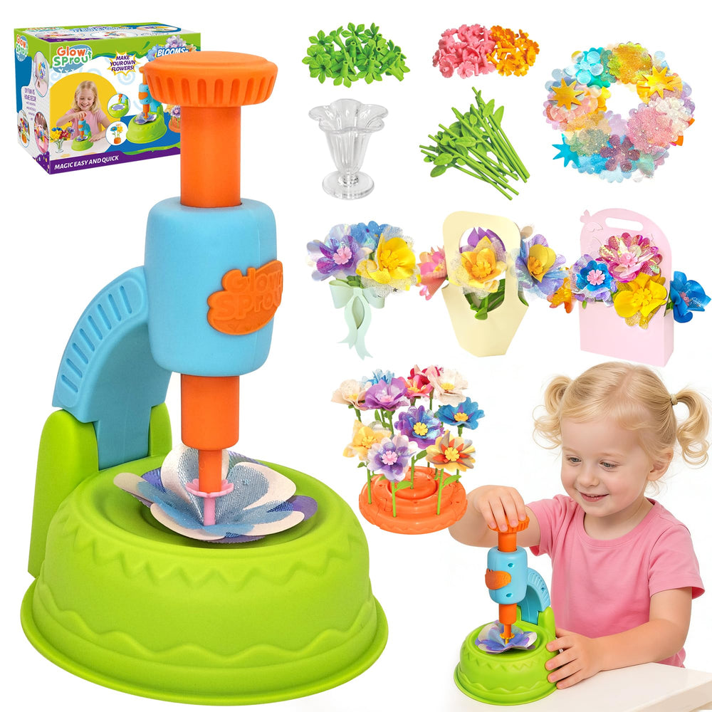 Glowsprout DIY art flower toys kit for imaginative bouquet creation.