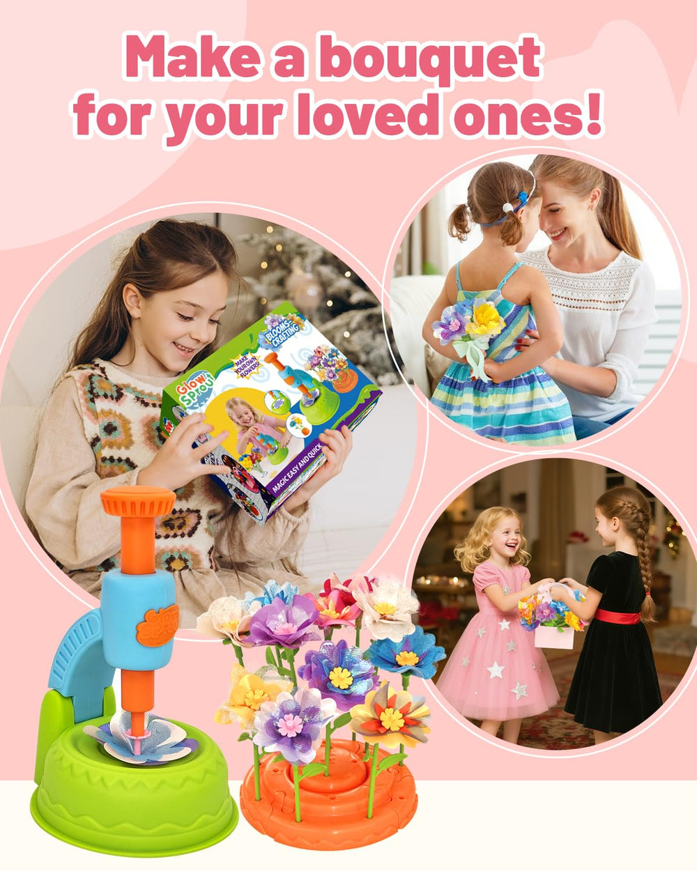 Glowsprout gift-ready flower kit ideal for birthdays and holidays.