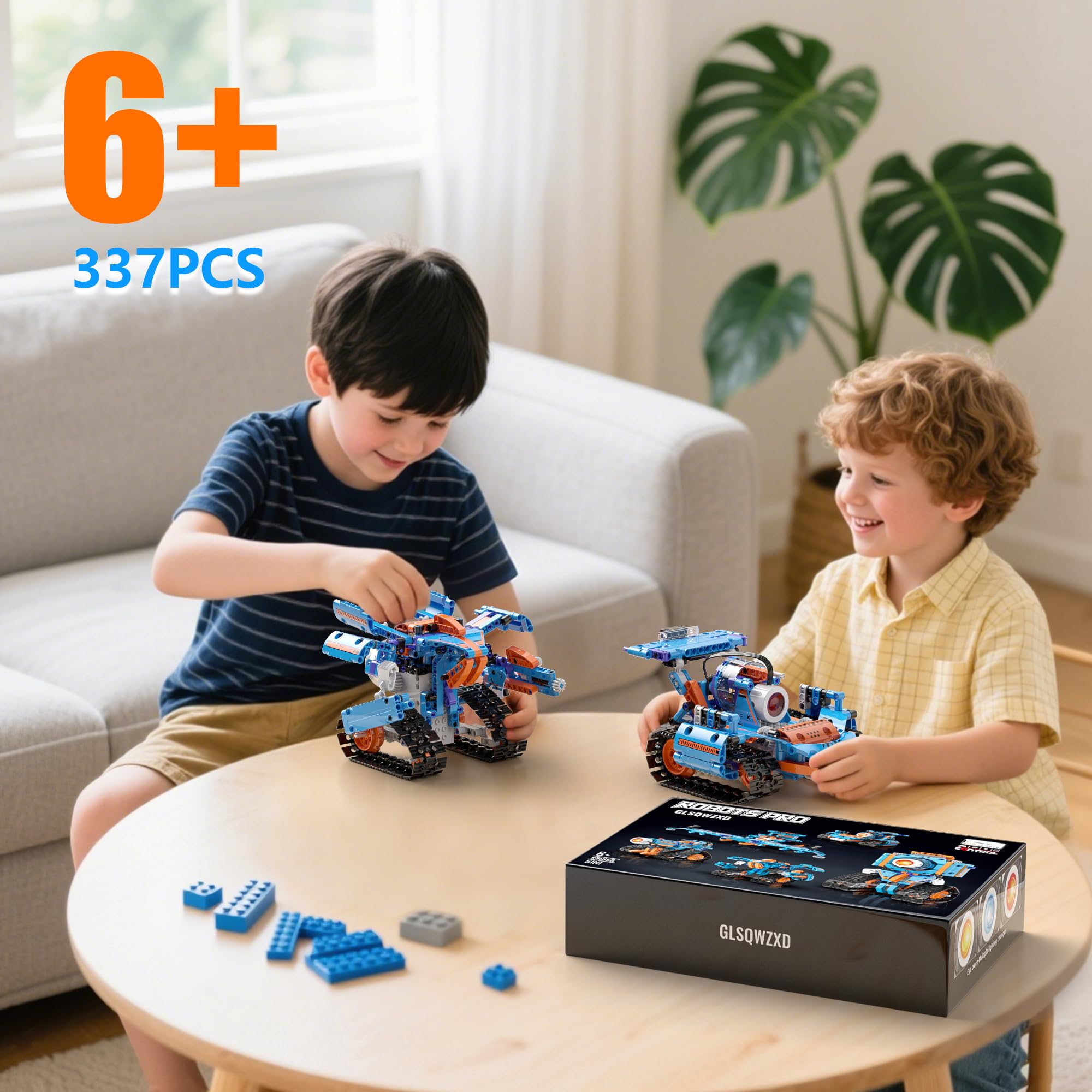 GLSQWZXD programmable robot blocks that spark coding