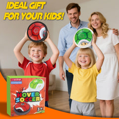 Glückpa hover soccer ball suited for safe indoor play on floors.