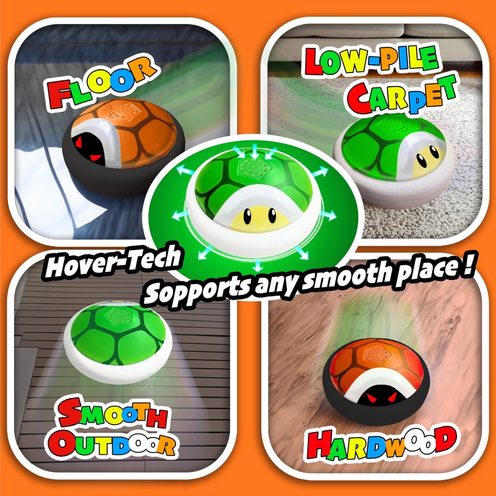 Glückpa hover soccer ball with soft foam bumpers protects furniture.