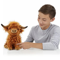 Gluutoyashop Highland Cows plush 11in cozy decor pillow alternative
