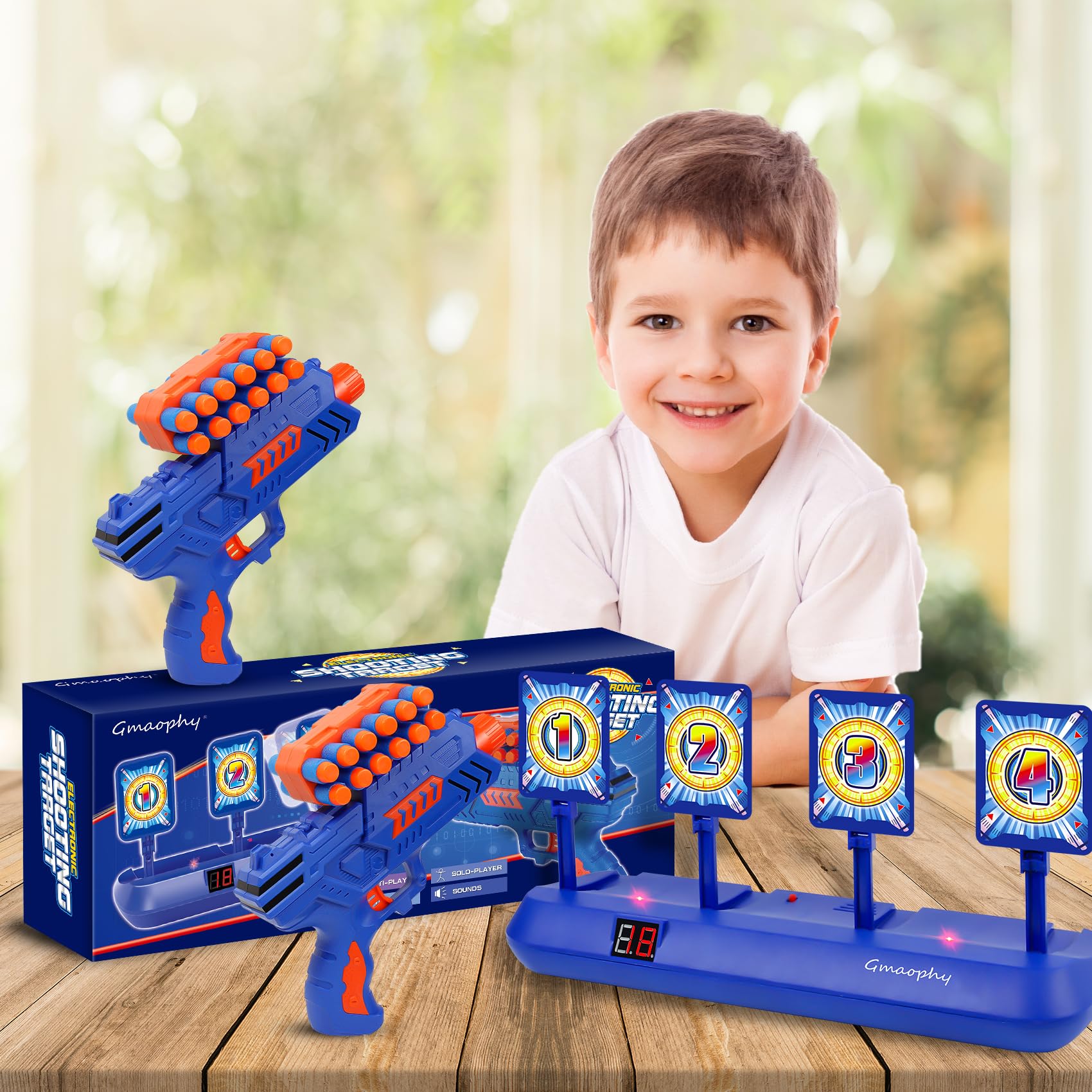 GMAOPHY auto-reset targets pop back up for continuous play