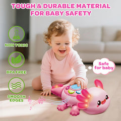 GMAOPHY Axolotl Toy obstacle avoidance encourages safe exploration.