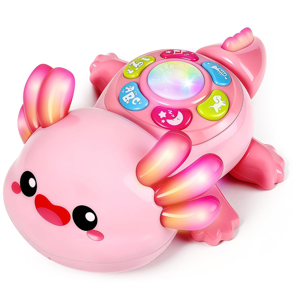 GMAOPHY Baby Axolotl Toy crawling action promotes early motor skills.