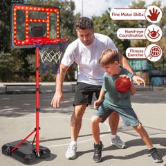 Stable triangle base with water or sand for stable indoor or outdoor use.