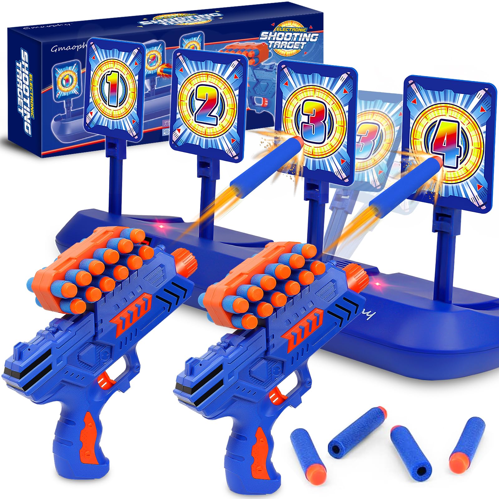 GMAOPHY digital shooting targets with four targets for interactive play