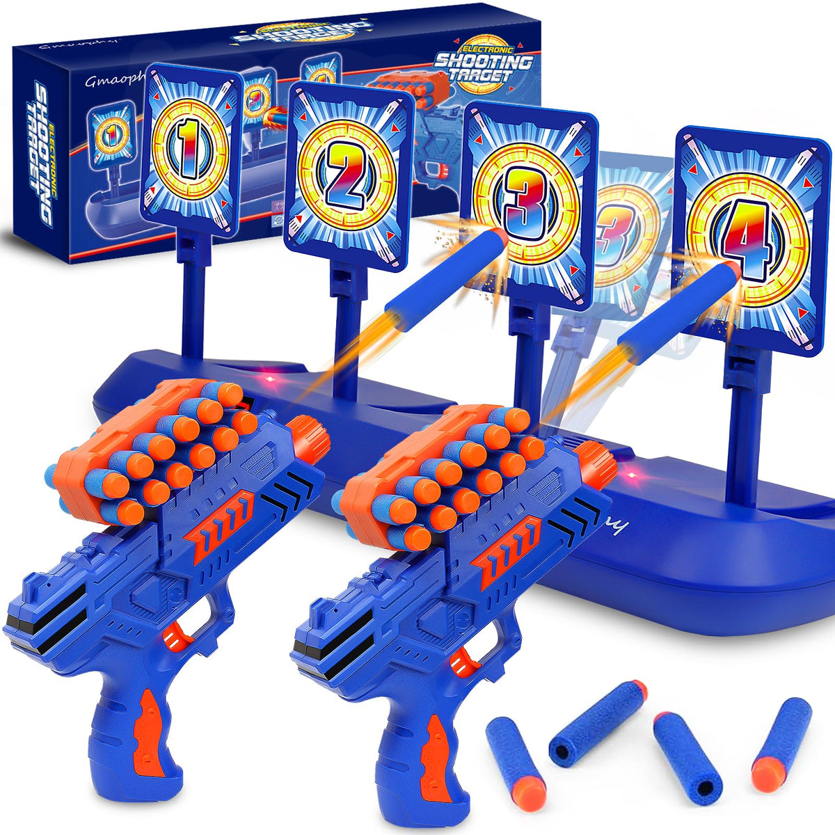 GMAOPHY digital shooting targets with four targets for interactive play