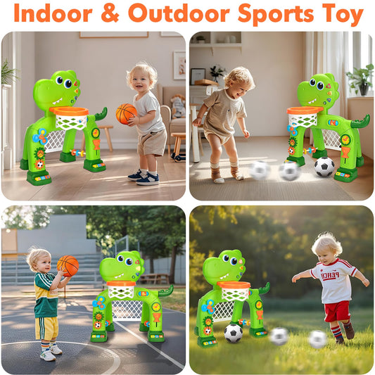 GMAOPHY toddler soccer goal supports kicking practice and fun.