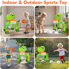 GMAOPHY toddler soccer goal supports kicking practice and fun.