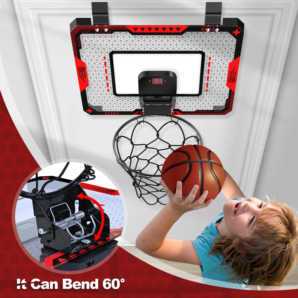 GMAOPHY door-mount basketball set ready for simple installation