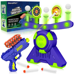 GMAOPHY glow-in-the-dark floating targets for indoor play and nighttime visibility.