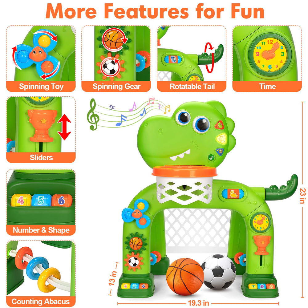 GMAOPHY interactive buttons encourage pressing, turning, and learning shapes.
