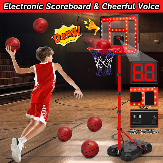 GMAOPHY LED scoreboard lights up scores and adds interactive play for kids.