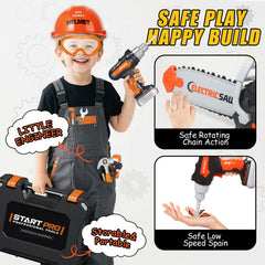 GMAOPHY kids tool set at a workshop scene for on-the-go learning.