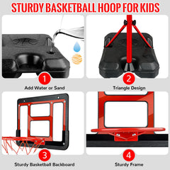 GMAOPHY soft net and rim for safe, engaging play