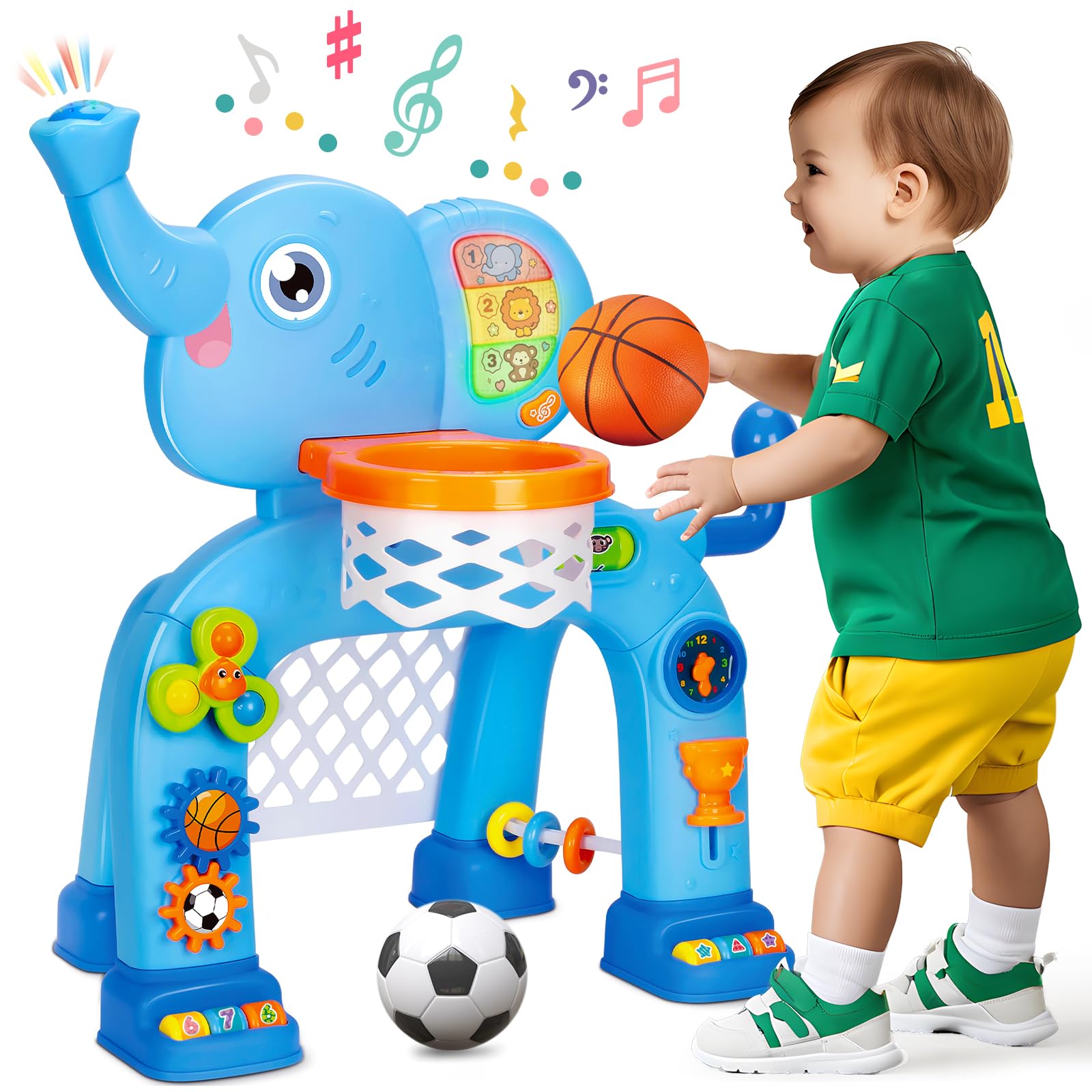 GMAOPHY stable-base-legs keep the toy steady during active play.