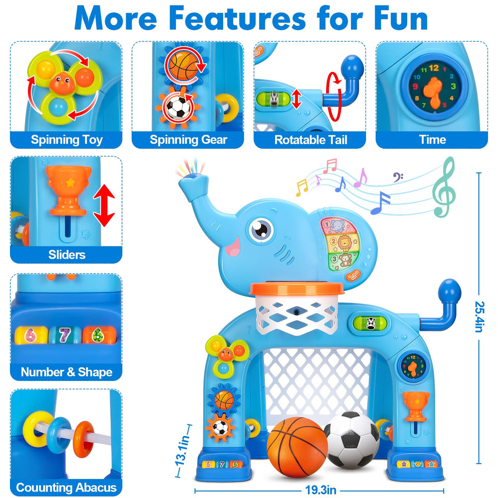 GMAOPHY toy buttons and gears boost fine motor skills through pressing and turning.