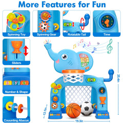 GMAOPHY toy buttons and gears boost fine motor skills through pressing and turning.