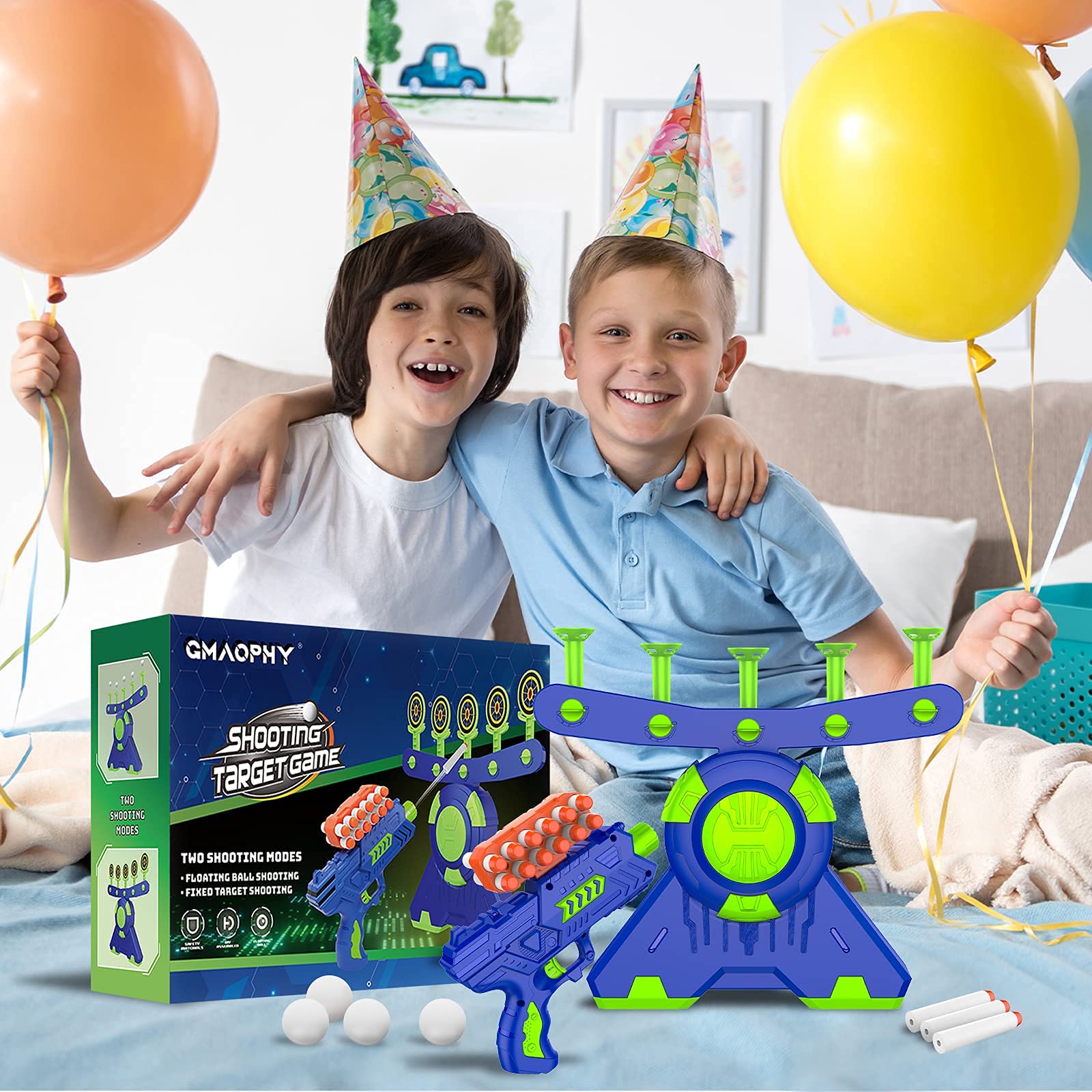 GMAOPHY two shooting modes add variety to family play sessions.