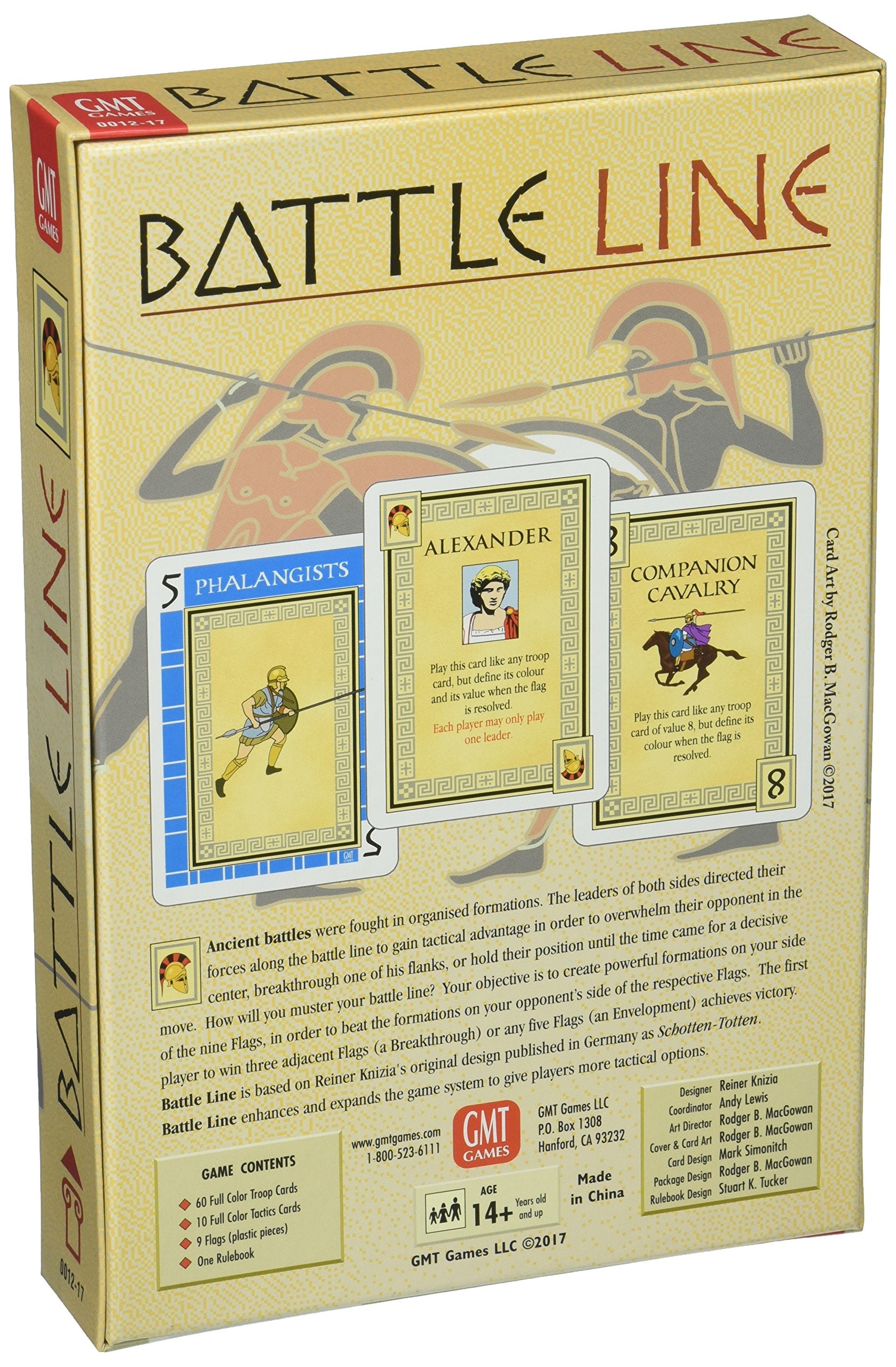 GMT Games Battle Line flag-play image highlights tense strategic decisions