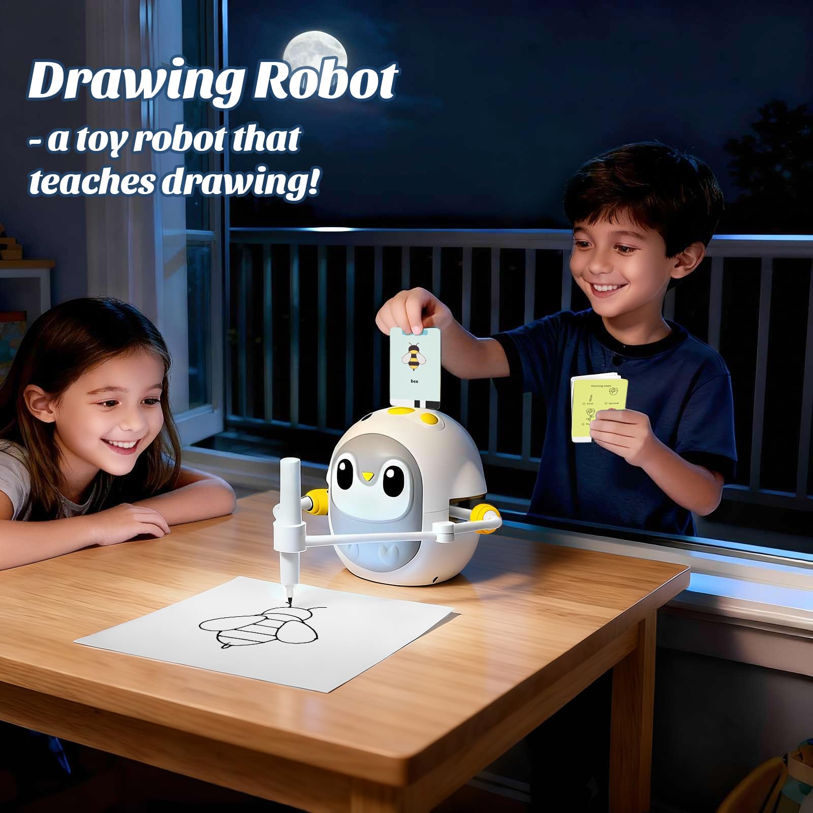 GMYGBY educational drawing cards (200) guide tracing and creativity.
