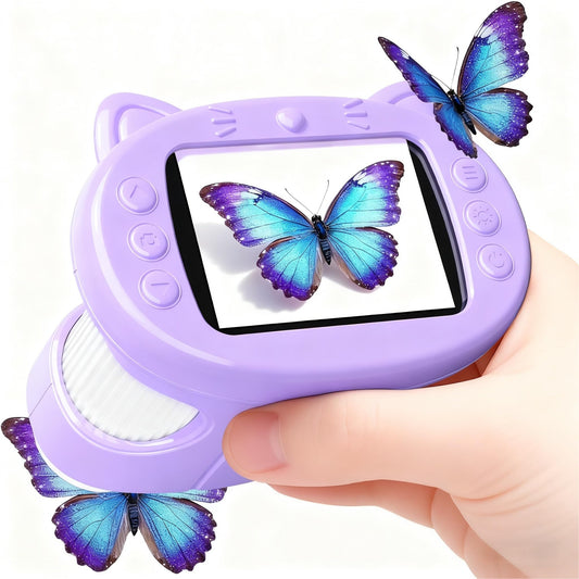 GMYGBY 1000X handheld microscope in compact design for on-the-go science.