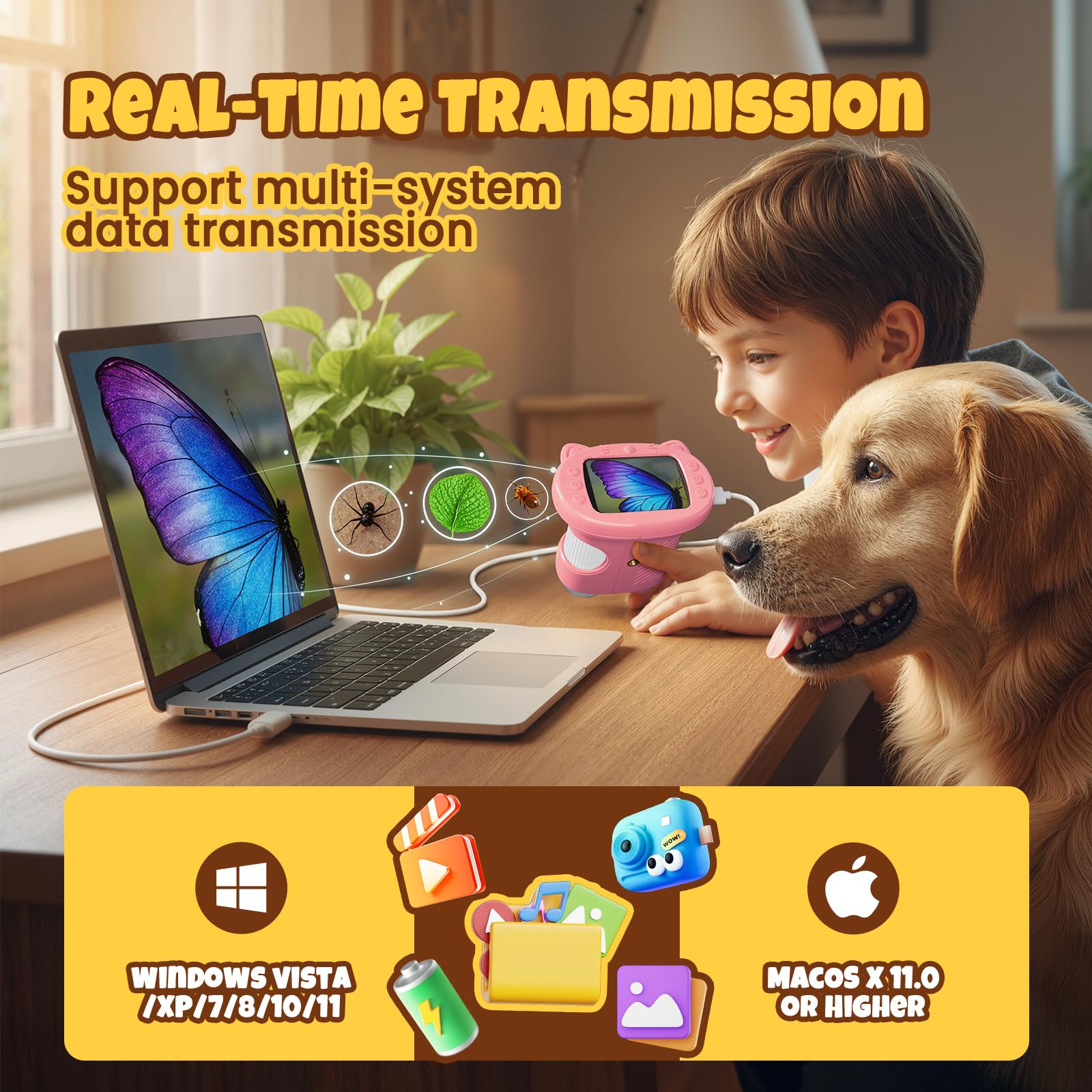 GMYGBY 32 MB storage for photos and videos.