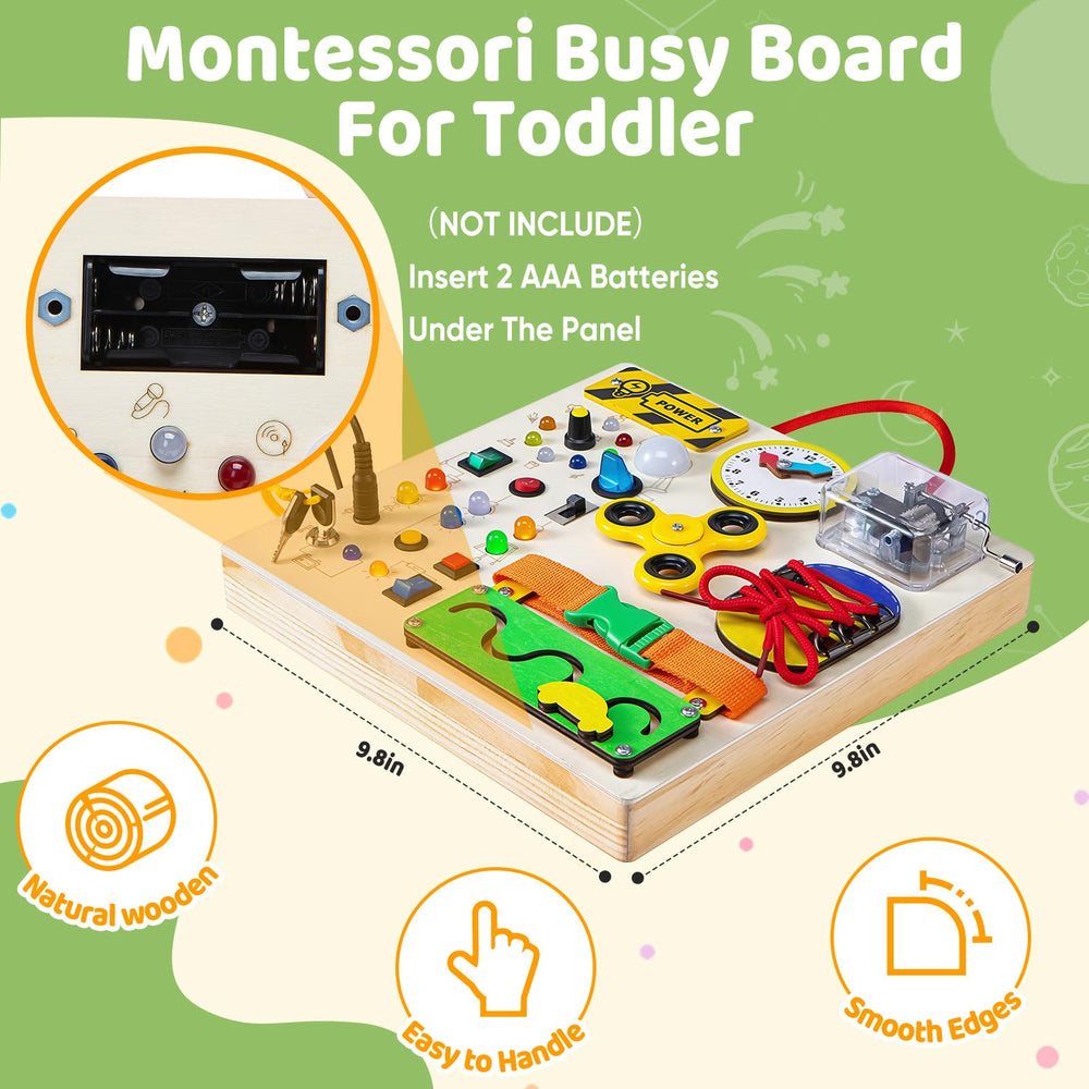 GNAYUIJ Busy Board portable travel size for car or plane