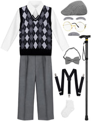 Gnodio 100 Days costume vest for kids, ideal for school dress-up