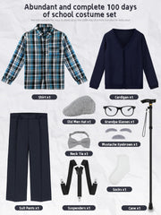 Gnodio grandpa glasses complete the aged character with charm.