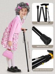 Gnodio retractable metal cane adds authentic drama to costumes