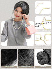 Gnodio glasses with chain complete retro look and secure wear