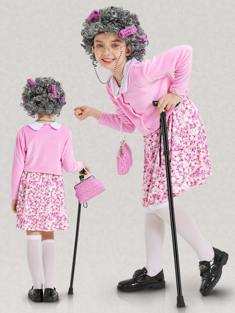 Gnodio retractable cane adds authentic detail for 100 days costumes.