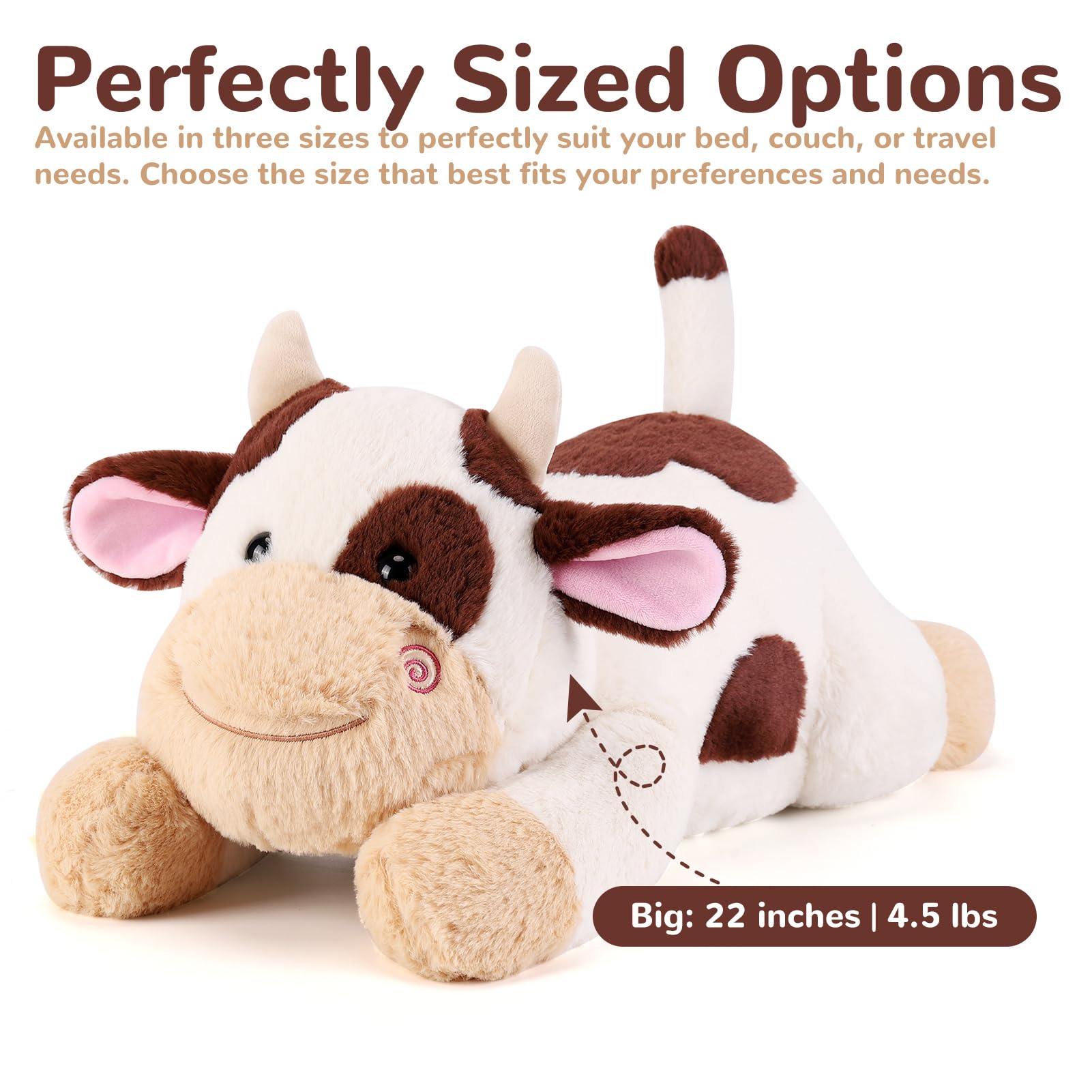 gnomantic Cow cuddly face and ears perfect for hugs
