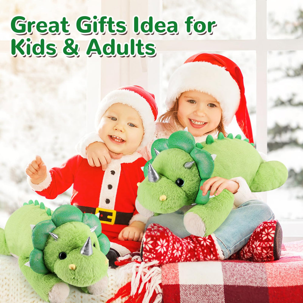 gnomantic weighted dinosaur plush gift option to share warmth and comfort.