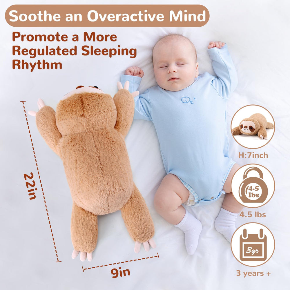 Gnomantic Sloth weighted plush makes a thoughtful gift for all ages.